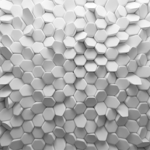 Fototapety na ścianę Wielokąty geometryczne 3d 42061 - zdjęcie 2