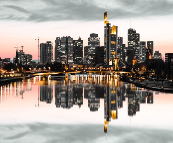 Fototapety na ścianę Frankfurt w blasku 42084 - zdjęcie 2
