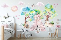 Naklejki dla dzieci na ścianę zaczarowany las 20182 Naklejkomania - zdjecie 1 - miniatura