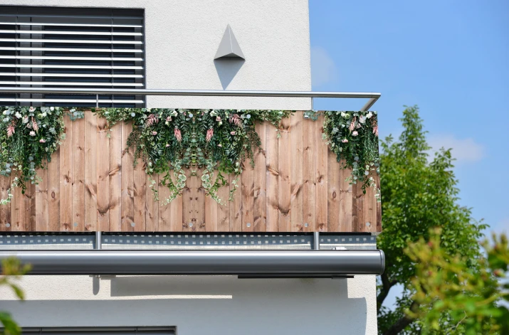 Baner ozdobny na balkon osłona dekoracyjna 67231