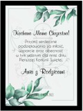 Plakat w ramie Komunia Święta podziękowanie dla chrzestnej, chrzestnego 20510 Naklejkomania - zdjecie 1 - miniatura