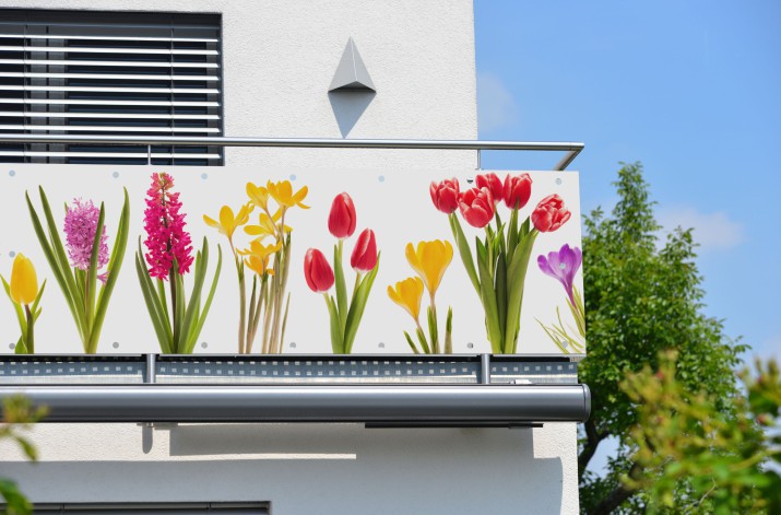 Osłona na balkon baner dekoracyjny na balkon 67226 - zdjęcie 1