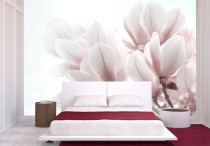 Tapeta Flizelinowa do sypialni magnolie 42123 Naklejkomania - zdjecie 1 - miniatura