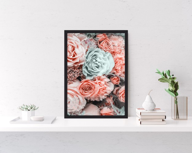 Plakat na ścianę poster kolorowe kwiaty 61293 - zdjęcie 2