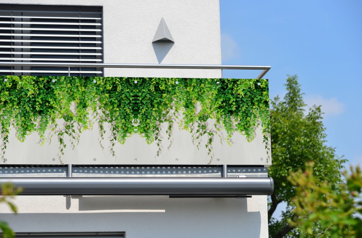 Baner ozdobny na balkon dekoracyjna osłona balkonowa 67204