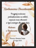Plakat w ramie Komunia Święta podziękowanie dla chrzestnej, chrzestnego 20516 Naklejkomania - zdjecie 1 - miniatura