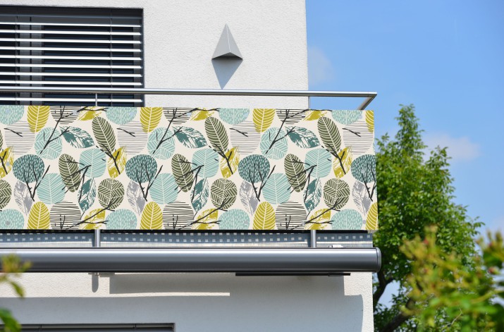 Baner ozdobny na balkon osłona balkonowa 67203 - zdjęcie 1