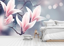 Fototapety na ścianę kwiat magnolia 42181 Naklejkomania - zdjecie 1 - miniatura