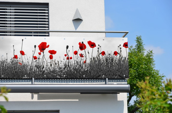 Baner ozdobny na balkon osłona dekoracyjna 67245