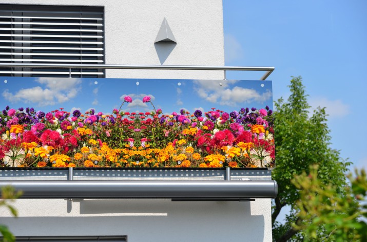 Baner ozdobny na balkon osłona dekoracyjna 67248