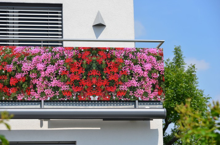 Baner ozdobny na balkon osłona dekoracyjna 67236 - zdjęcie 1
