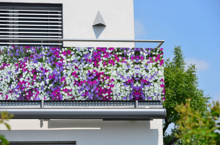 Baner ozdobny na balkon osłona dekoracyjna 67235 - zdjęcie 1