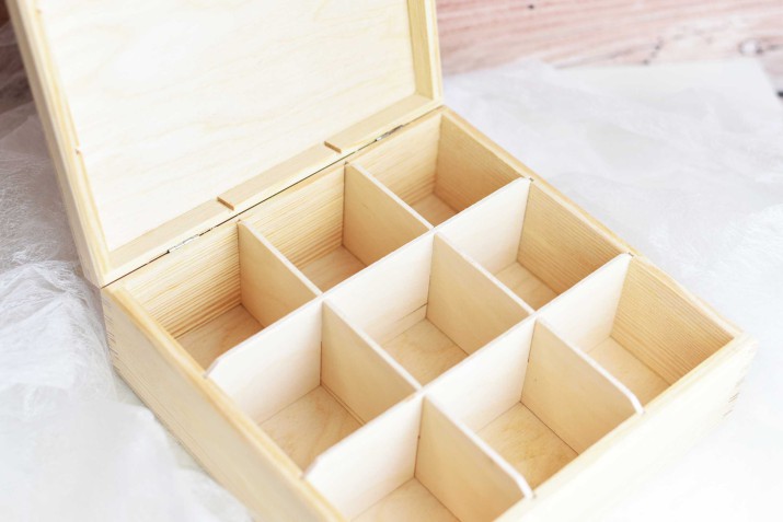 Skrzynka drewniana z grawerem na herbatę, prezent, podziękowanie dla świadka, ślub, wesele HS005 - zdjęcie 3