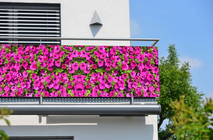 Baner ozdobny na balkon osłona dekoracyjna 67237