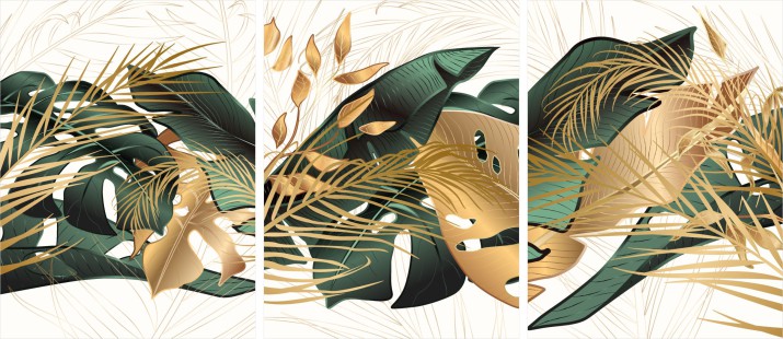 Zestaw trzech plakatów plakaty dekoracyjne na ścianę postery KP252 - zdjęcie 4