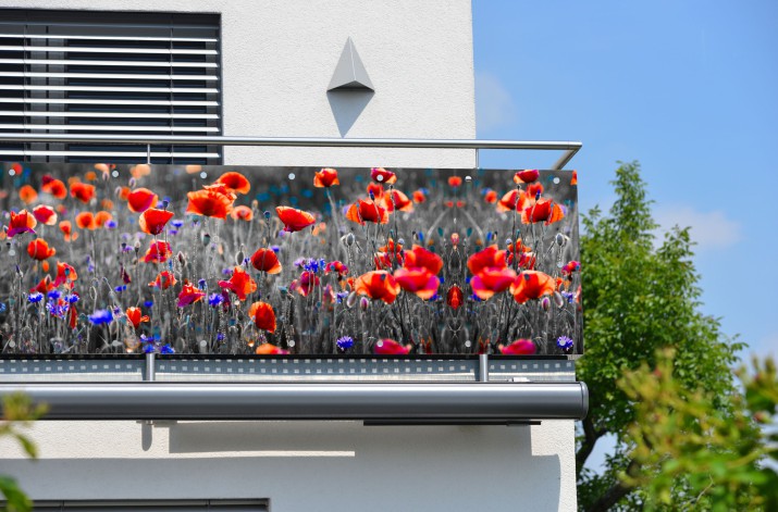 Baner ozdobny na balkon osłona dekoracyjna 67244 - zdjęcie 1