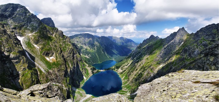 Fototapeta na ścianę Widok na  Czarny Staw i Morskie Oko 42452 - zdjęcie 2