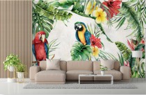 Fototapeta na ścianę dżungla, papugi, 21090 Naklejkomania - zdjecie 1 - miniatura