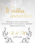 Etykiety, naklejki na wódkę weselną zestaw 50 sztuk, W05 Naklejkomania - zdjecie 1 - miniatura
