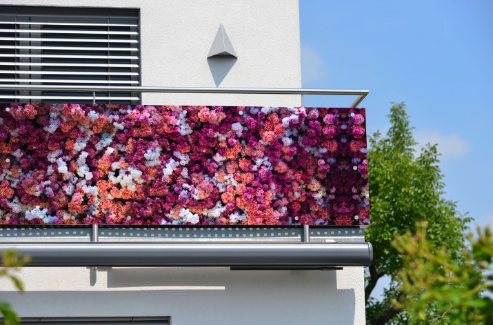 Baner ozdobny na balkon osłona dekoracyjna 67254 - zdjęcie 1