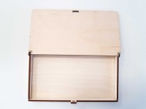 Skrzyneczka z nadrukiem, pudełko drewniane na pieniądze, prezent na ślub, wesele, 24618 Naklejkomania - zdjecie 2 - miniatura