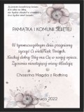 Plakat w ramie pamiątka I Komunii Świętej 20517 Naklejkomania - zdjecie 1 - miniatura