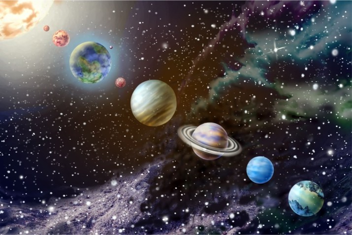 Fototapety na ścianę Planetu układu słonecznego 42442 - zdjęcie 2