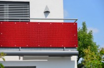 Baner ozdobny na balkon czerwona głębia 67278 Naklejkomania - zdjecie 1 - miniatura