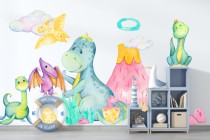 Naklejka ścienna  do pokoju dziecięcego 41690 Dinozaury Zaginiony świat Naklejkomania - zdjecie 1 - miniatura