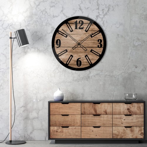 Zegar ścienny Modern Wood X1 40/50 cm - zdjęcie 2