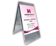 Metalowy potykacz reklamowy dwustronny stojak na reklamę Naklejkomania - zdjecie 1 - miniatura