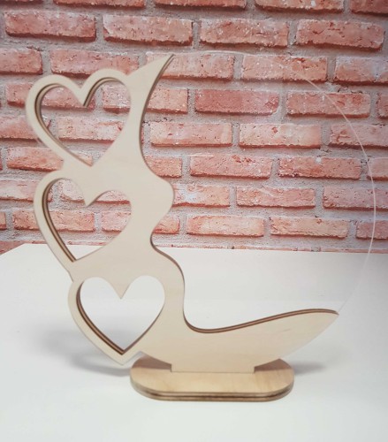 Statuetka podziękowanie dla rodziców prezent wesele ślub 24624 pleksi + sklejka - zdjęcie 3