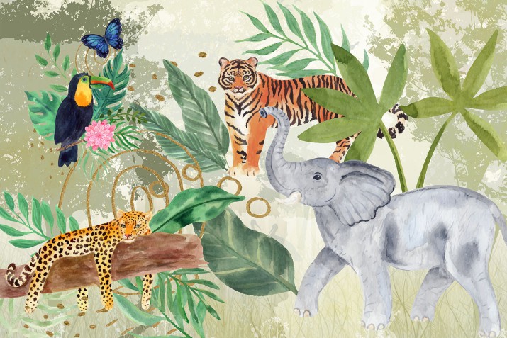 Fototapety na ścianę jungla 41674 - zdjęcie 2