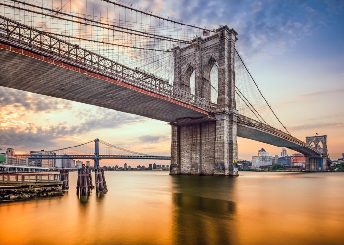 Fototapeta Brooklyn Bridge w  New York City 42463 - zdjęcie 2