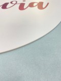 Okrągła tabliczka PCV z imieniem dziecka imię na płycie 3D 63905 Naklejkomania - zdjecie 4 - miniatura