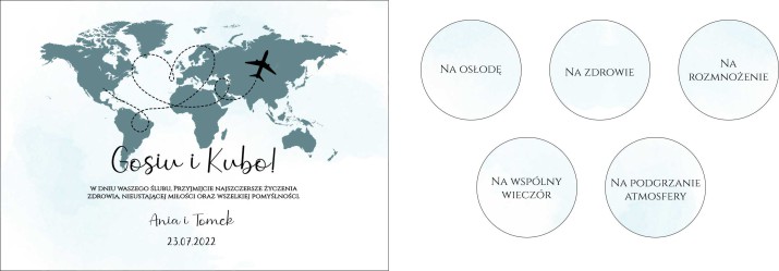 Prezenty na ślub dla Pary Młodej, Nowożeńców, skrzynka z życzeniami 20736 - zdjęcie 2