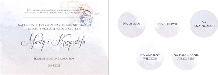 Prezenty na ślub dla Pary Młodej, Nowożeńców, skrzynka z życzeniami 20731 - zdjęcie 2