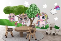 Naklejki dla dzieci kucyki Pony 41881 Naklejkomania - zdjecie 1 - miniatura