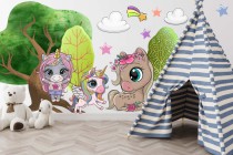 Naklejka dla dzieci na ścianę Pony 41880 Naklejkomania - zdjecie 1 - miniatura