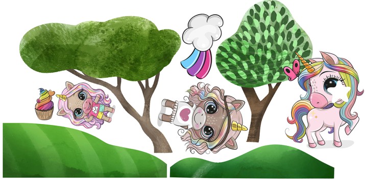 Naklejki dla dzieci kucyki Pony 41881 - zdjęcie 2