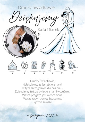 Podziękowania weselne dla rodziców  41774 - zdjęcie 2