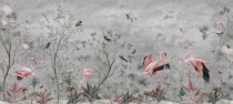 Fototapeta na ścianę Ogród z Flamingami 42616 Naklejkomania - zdjecie 2 - miniatura