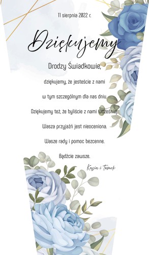 Statuetka podziękowanie dla świadków  prezent wesele ślub 41800 - zdjęcie 2