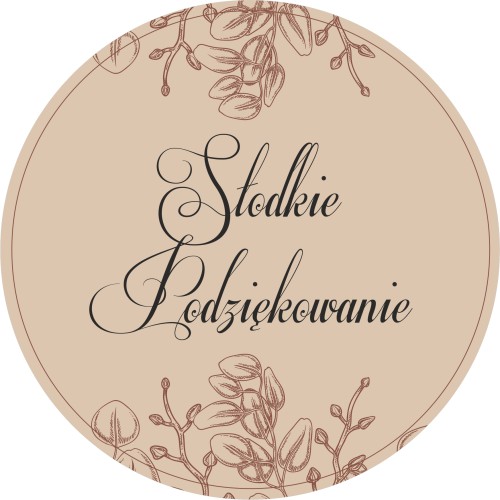 Naklejki na upominki dla gości podziękowanie Ślub wesele 24 sztuki 72411 - zdjęcie 5