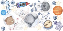 Naklejki dla dzieci kosmiczna odyseja 41960 Naklejkomania - zdjecie 2 - miniatura
