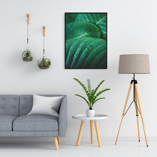 Plakat na ścianę poster liście 61529 - zdjęcie 2