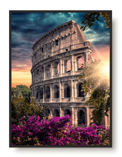 Plakat na ścianę poster plakaty ścienne z widokiem na Koloseum 61463 Naklejkomania - zdjecie 1