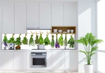 Panel szklany do kuchni  23027 zioła Naklejkomania - zdjecie 1 - miniatura