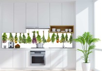 Panel szklany do kuchni  23026 zioła Naklejkomania - zdjecie 1 - miniatura