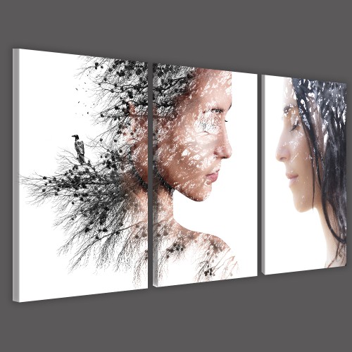 Obrazy na ścianę tajemnicza kobieta 32030 - zdjęcie 2